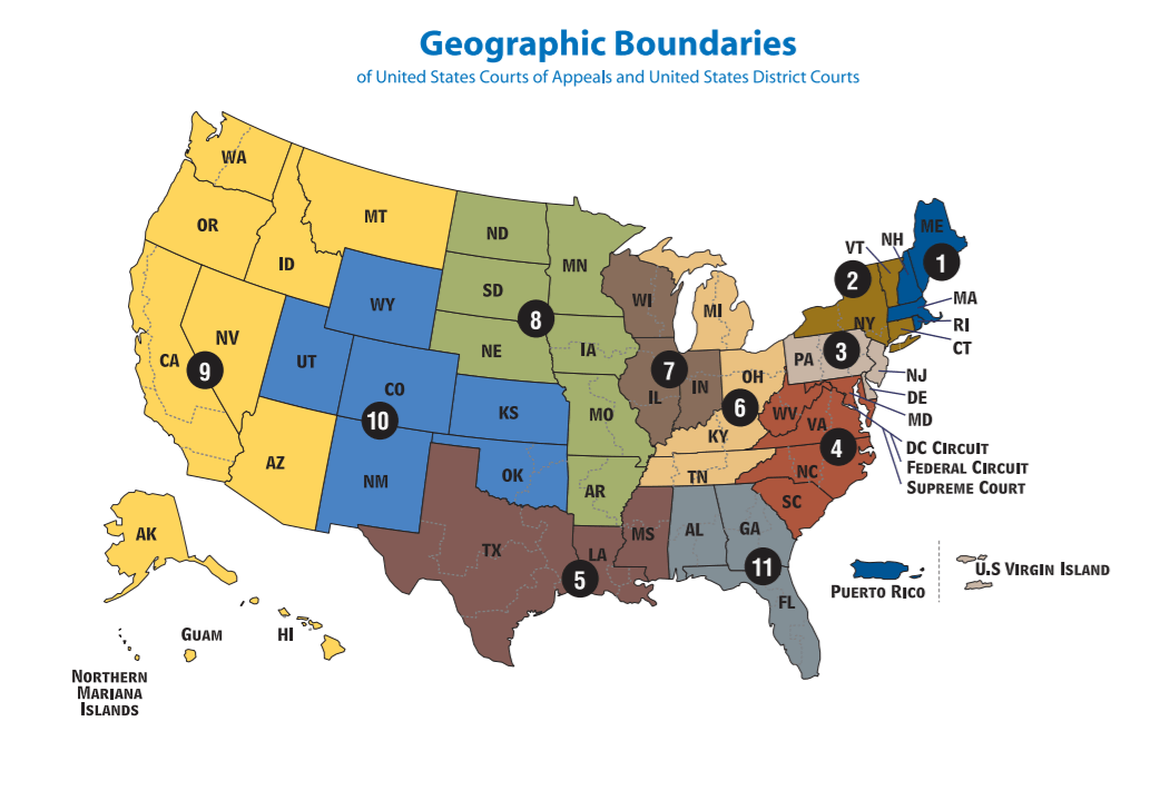 9Th Circuit Of Appeals United State Map Arizona Senators Renew Effort To Remove Arizona From 9th Circuit Court